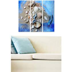 Abstract 3-Pack Flerfärgad 20X50 Tavla