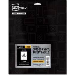 Avery Industrial Adhesive Vinyl Labels 100ct