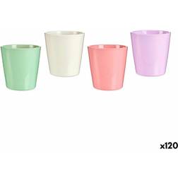 Plant pot Pink Lilac White Clay 16,5