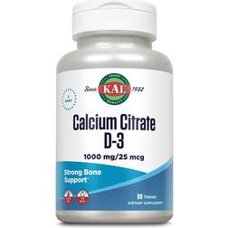 Kal Calcium Citrate with D3 90