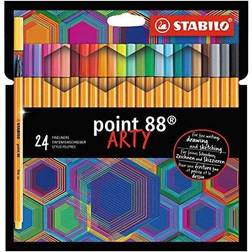 Stabilo Fineliner Point 88 Etui Arty VE=24 Farben