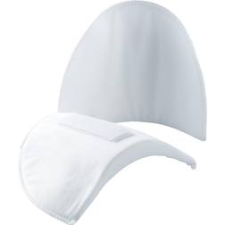 Prym Medium/Large 2-Piece Set-In Shoulder Pads with Hook and Loop Fastening, White