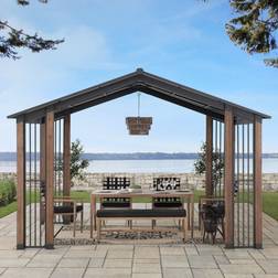 SummerCove Clint Cedar Framed Gazebo with