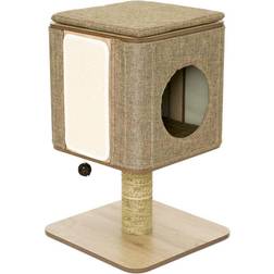 Jack and Vanilla Cat Tree Stand Molly 42x42x67 Brown Jack and Vanilla - Brown