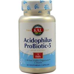 Kal Acidophilus Probiotic-5 3 billion viable organisms 60 pcs
