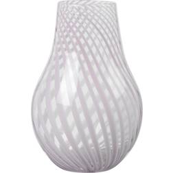 Broste Copenhagen Ada crossstripe lavender gray Vase