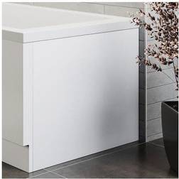 750mm End Panel For Whirlpool Bath White Acrylic Bathroom Corner Install - White