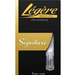 Legere Reeds Altsaxophonblatt, Signature, Blattstärke 3.00 (ASG3.00) Hochwertiges synthetisches Holzblasrohr