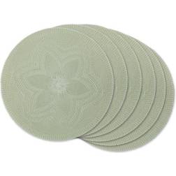 Design Imports Floral Place Mat Green (48.26x)