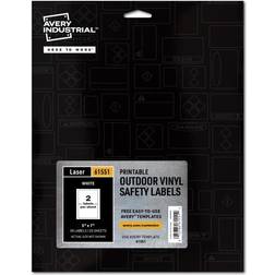 Avery Industrial Adhesive Vinyl Labels 50ct