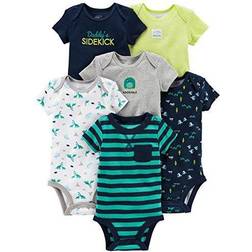 Carter's Baby Boy's SS Bodysuit 6 Packs