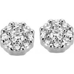 Spirit Icons Eternal Earrings - White Gold/Diamonds