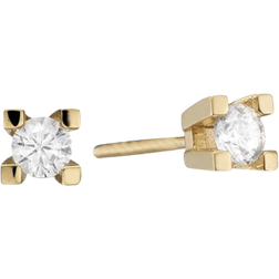 Aagaard Eternity Earrings - Gold/Diamond