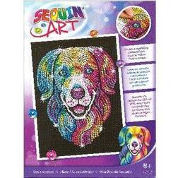 "Sequin Art Harlequin Hound 25x34cm"