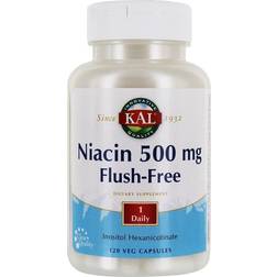 Kal Niacin Flush-Free 500 mg 120 pcs