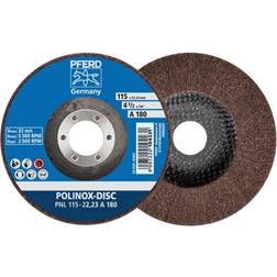 Pferd 44692262 POLINOX Vlies-Sanding disc PNL Ø 125 mm bore-Ø 22.23 mm A 180 for fine grinding & finish 125 mm 5 pc(s)