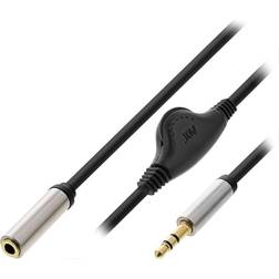 InLine Minijack headset forlængerkabel 1.5m