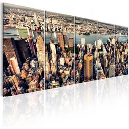 Artgeist Canvas - Flight over New York Tavla