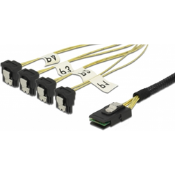 DeLock Mini SAS SFF-8087 7 pin - Vinklet - 1