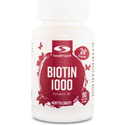 Healthwell Biotin 1000 90 stk