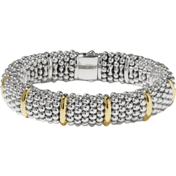 Lagos Signature Caviar Bracelet - Silver/Gold