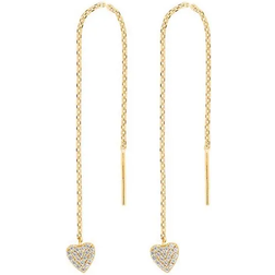 Joanli Nor Hayleynor Earrings - Gold/Transparent