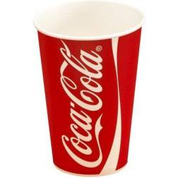 Paper Cups Coca-Cola Cup Abena 40cl 50pcs