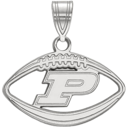 LogoArt Purdue University Football Pendant - Silver