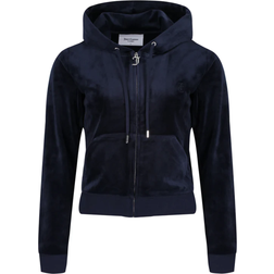 Juicy Couture Classic Velour Robertson Hoodie - Night Sky