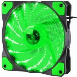 Jedel FAN12CMGRN 12cm Green LED Case Fan Fluid Dynamic 1200 RPM