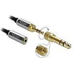 DeLock High Quality Minijack/Jack forlængerkabel 3