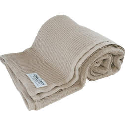 Lovely Linen Blanket Tæppe Beige, Grå, Naturfarvet