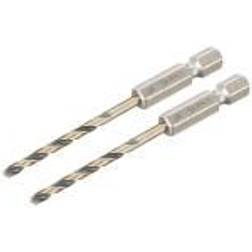 Dewalt DT20602-QZ HSS-G Metal twist drill bit 2 pieces 3 mm Total length 72 mm corrosion-protected Hex 2 pc(s)