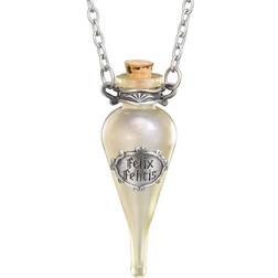 The Noble Collection Harry Potte Felix Felicis Necklace - Silver/Beige