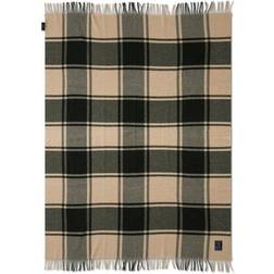 Lexington Checked Recycled Blankets Beige, Grey, Green, Red (170x130cm)