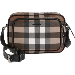 Burberry Paddy Check Crossbody Bag - Dark Birch Brown