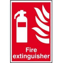 Scan Fire Extinguisher PVC Sign 200x300mm