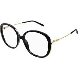 Chloé CH 0172O 001, including lenses, ROUND Glasses, FEMALE