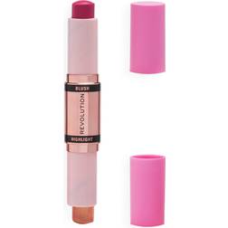 Makeup Revolution Blush and Highlight Stick - Champagne Shine