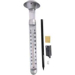 LED Solar Leuchte Außenthermometer