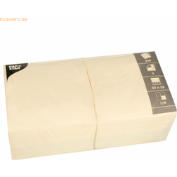 Papstar 12478 Monokromatic Creme Serviet 330 mm