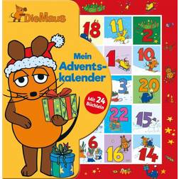 Die Maus Mein Adventskalender (Die Sendung mit der Maus) 24 Büchlein aus stabiler Pappe mit Aufhängern in wiederverschließbarer Box. Für Kinder ab 3 Jahren