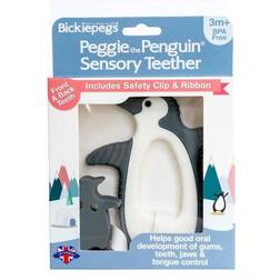 Bic Bickiepegs Peggie The Penguin Sensory Baby Teether Teething BPA FREE 3m
