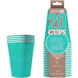 Original Cup Partycups Pap Turkis 20-stk