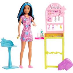 Barbie Toys Skipper Doll & Ear Piercer Set With Piercing Tool