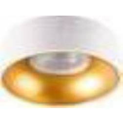 Kanlux Support de Spot Encastrable Rond Mini riti GU10 Blanc et Or