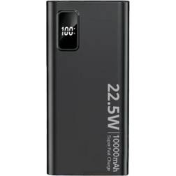 SiGN Super Powerbank 10000mAh, 22.5W Sort