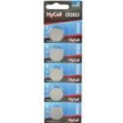 Hycell Pack of 5 Lithium Button Cell CR2025 3V Button Batteries