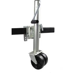 MaxxHaul 70149 -1500 lb Swing Back Trailer Jack with Dual Wheel