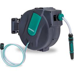 VONROC Automatic Wall-mounted Garden Hose 25m